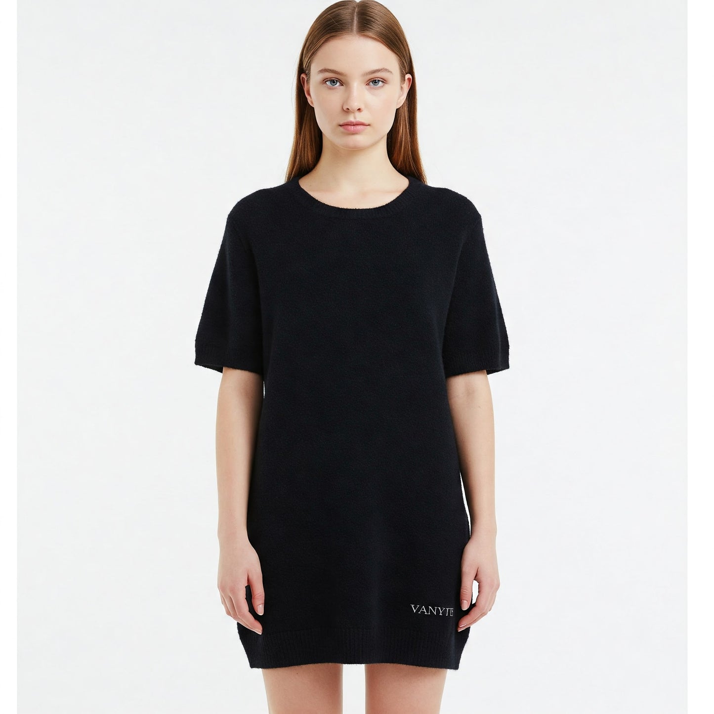 VANYTE STRAIGHT CASHMERE DRESS