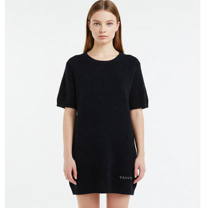 VANYTE STRAIGHT CASHMERE DRESS