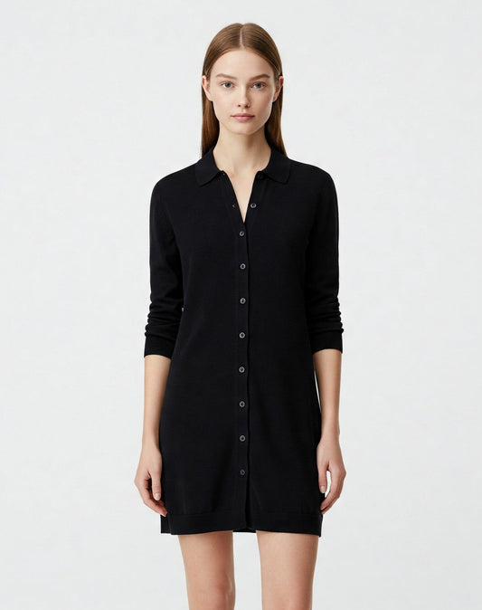 CASHMERE RAVEN DRESS